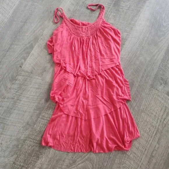 Forever 21 | Dresses | Forever2 Pink Ruffle Tiered Beaded Neck Dress | Poshmark Forever 21 | Dresses | Forever2 Pink Ruffle Tiered Beaded Neck Dress | Poshmark